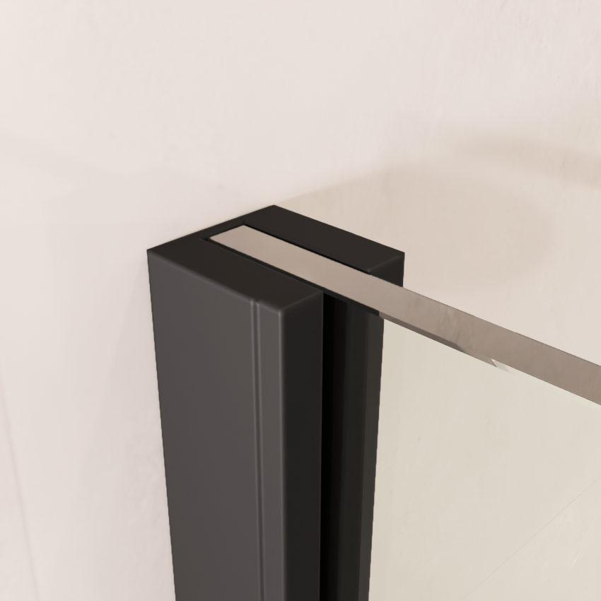 Душ стена Lima 120 x 200 см - Черна - Нано покритие