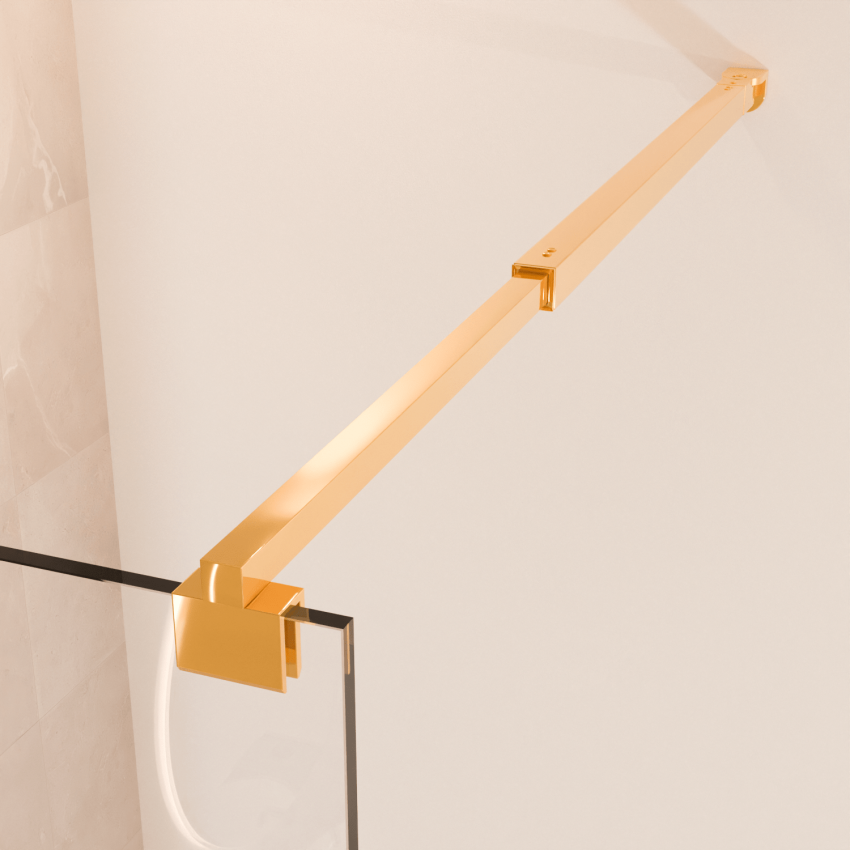 Душ стена Lima 60 x 200 см - Гланцово злато - Нано покритие