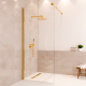Душ стена Lima 90 x 200 см - Гланцово злато - Нано покритие