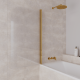 Стена за вана Palmas 80 x 140 см - Гланцово злато - Нано покритие