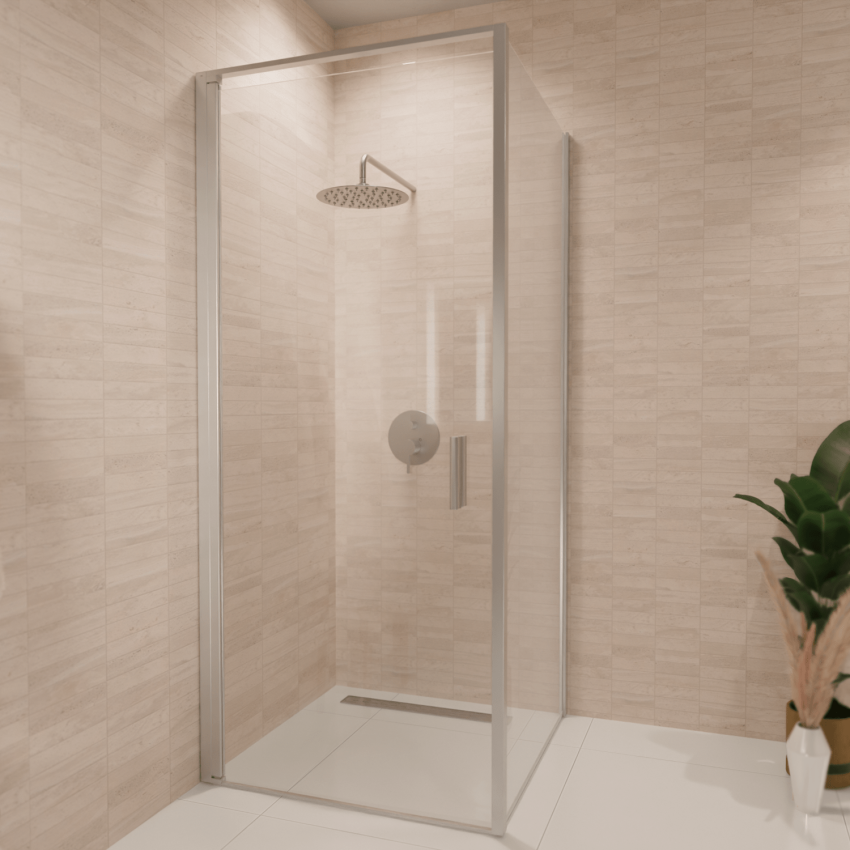 Душ кабина Bogota 90 x 90 x 200 см - Хром - Нано покритие