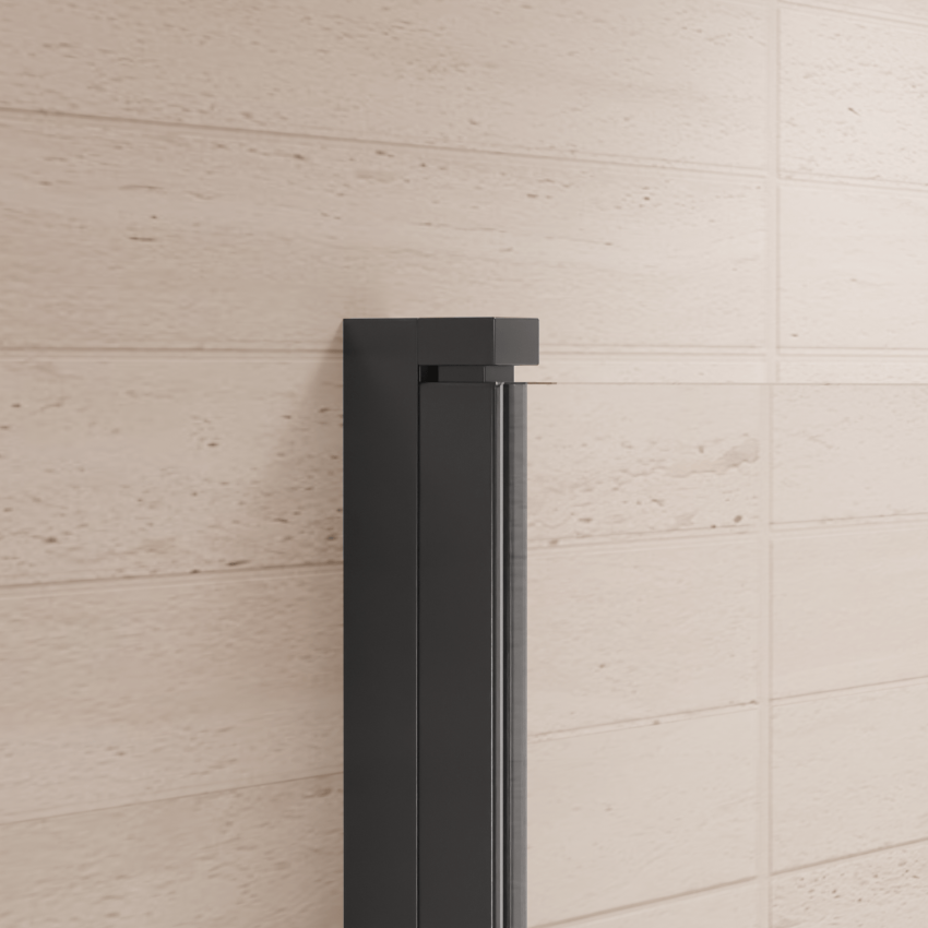 Душ кабина Medellin 90 x 90 x 200 см - Черна - Нано покритие - Въртяща се врата